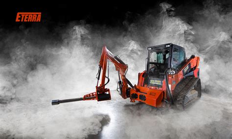 skid steer flame thrower|Flamethrower on a Skid Steer Loader .